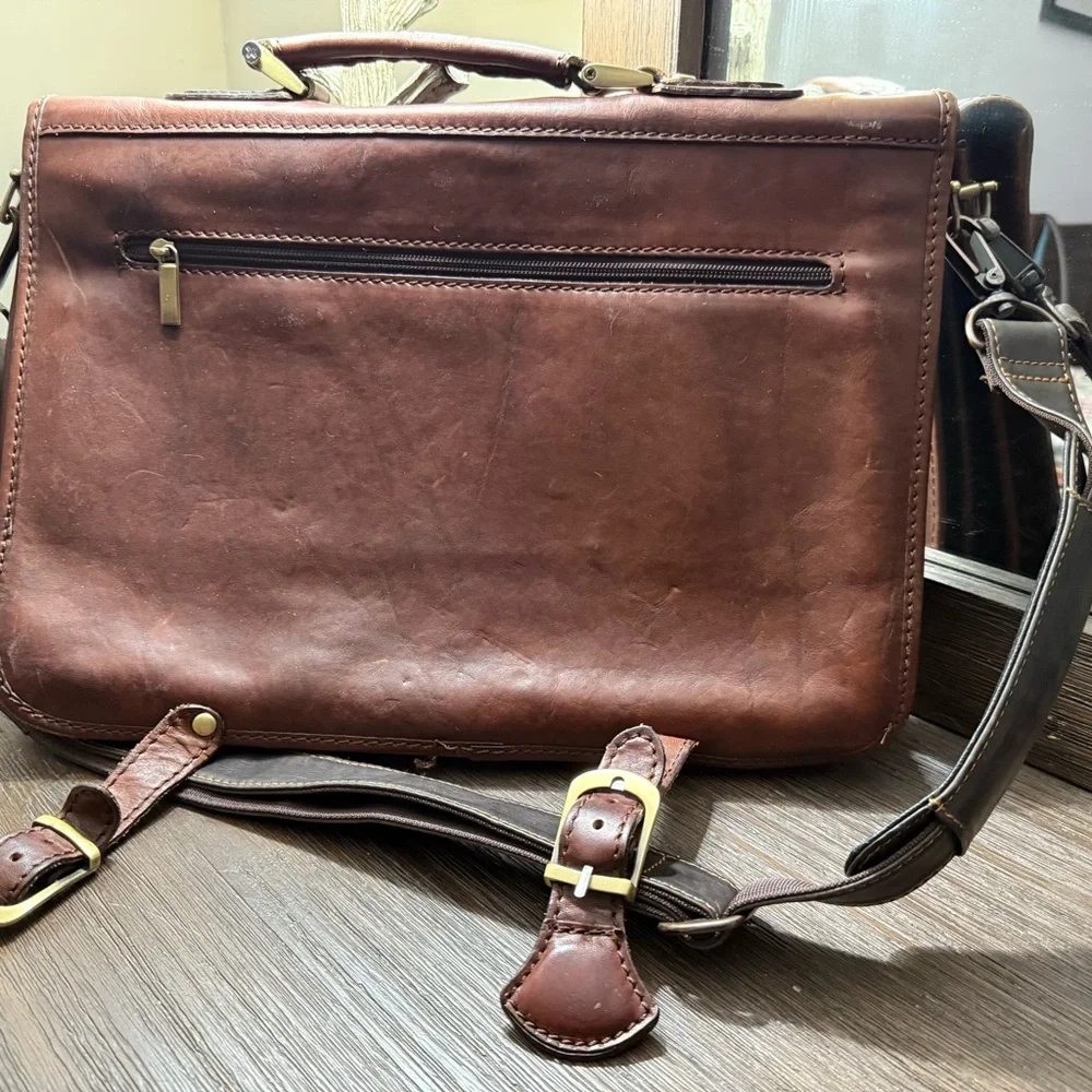 Italian Leather Briefcase – AD Firenze – Florence, Italy (2010)